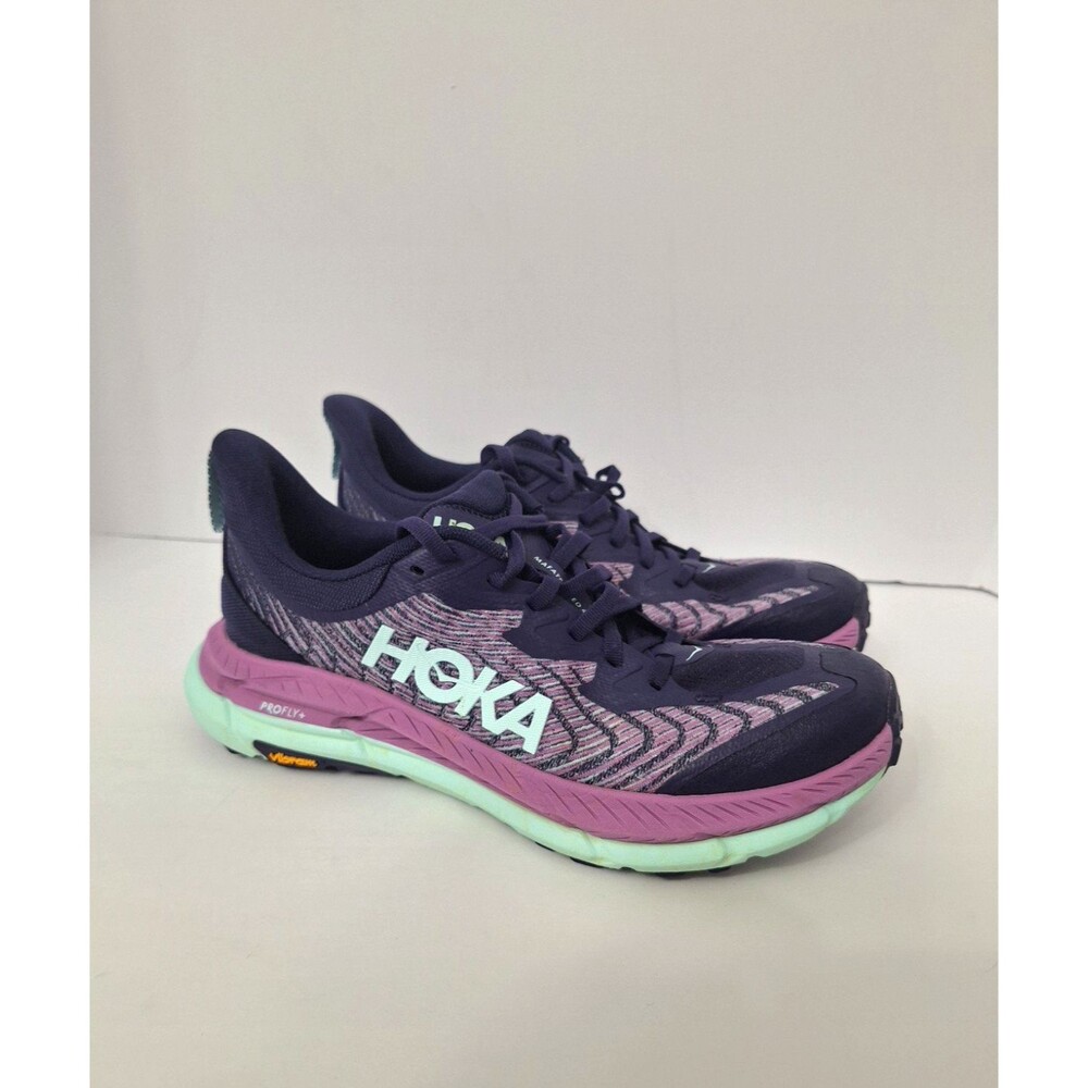 Size 9.5 - Hoka One One HOKA Mafate Speed 4 Night Sky Orchid Flower Womens Shoes